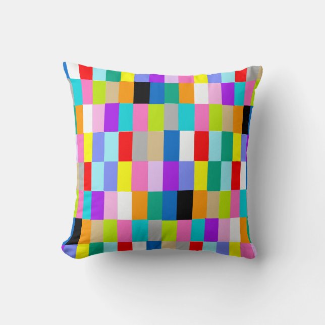 FARBFÄHIGE TILES CUSHION KISSEN (Vorderseite)