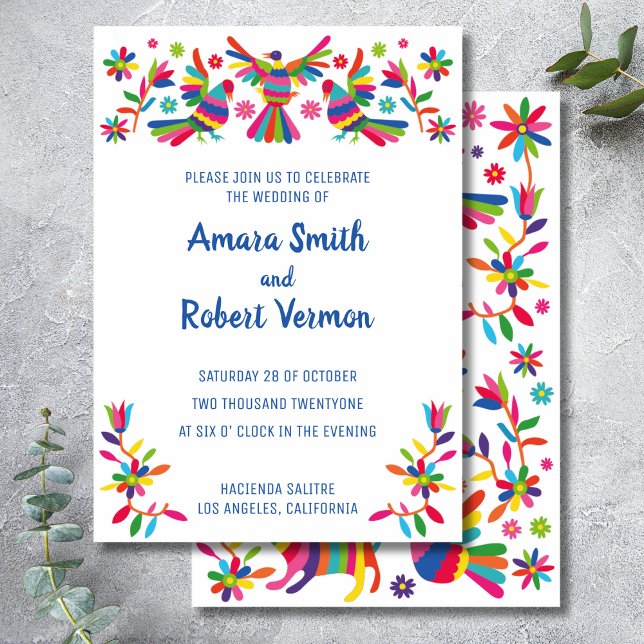 FARBFÄHIGER OTOMI MEXICAN ANKÜNDIGUNG (Von Creator hochgeladen)