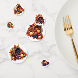 FARBFALL ERNTEDANK CORNUCOPIA-REGELUNG KONFETTI