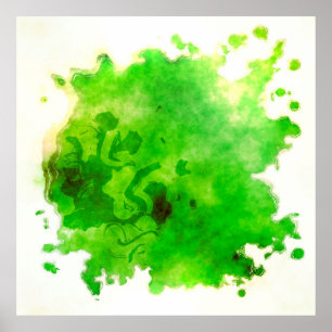 Farbfarbe Aquarellfarbe Poster