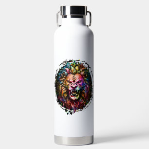 FARBFARBENER GEOMETRISCHER ABSTRAKT MAJESTISCHER L TRINKFLASCHE