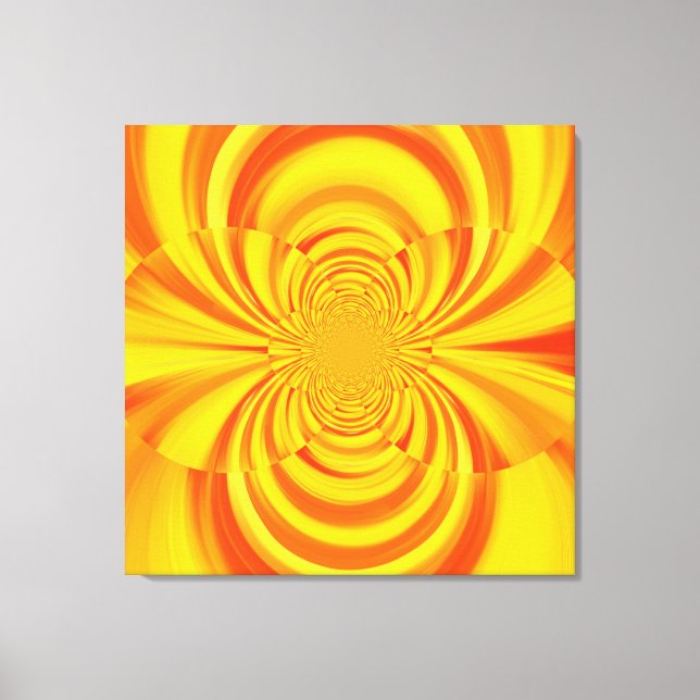 FARBFARBENER RAINBOUR Abstrakte Kunst Leinwanddruck (Vorderseite)