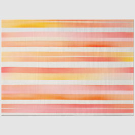 Farbfarbenfrohe Streifen Papiertücher Seidenpapier