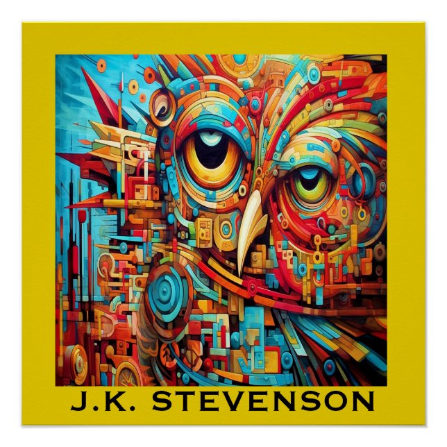 FARBFARBIGE OWART POSTER (Vorderseite)