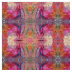 FARBFARBIGE PINK FUCHSIA BLAUE ABSTRAKT STOFF
