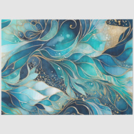 Farbfarbiges Abstrakt-Tinte-Kunstdruckpapier Seidenpapier