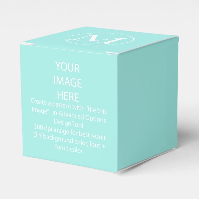 Farbfavorisierbox für DIY/Aqua blau Geschenkschachtel (Vorderseite)