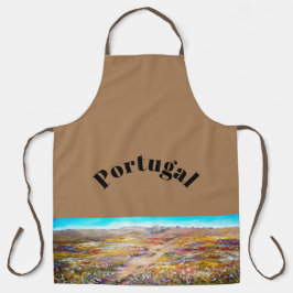 FARBFELD IN DER PORTUGAL ERWACHSENEN SCHÜRZE