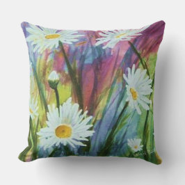 FARBFELD WEISSE BLUME PATIO KISSEN