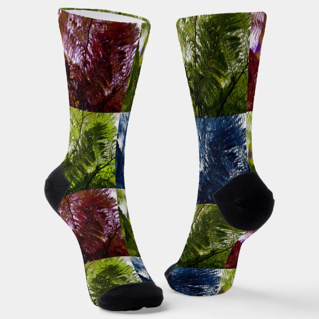 Farbfernseher, Crew-Socken Socken (Gewinkelt)