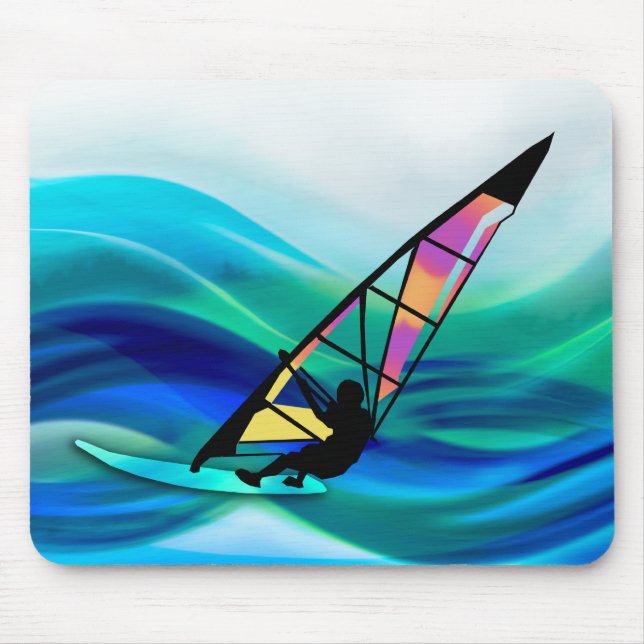 FarbfilmWindsurfer Mousepad (Vorne)