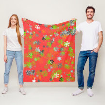 FARBFLAKEN AUF ROT