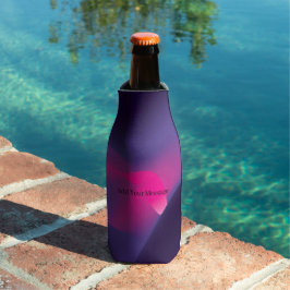 Farbflasche mit Regenbogen Cooler Flaschenkühler