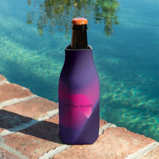 Farbflasche mit Regenbogen Cooler Flaschenkühler (In Situ Pool)