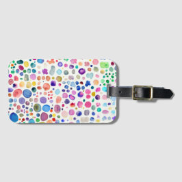 Farbflecken Gepäckanhänger