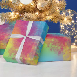 Farbflick Geschenkpapier