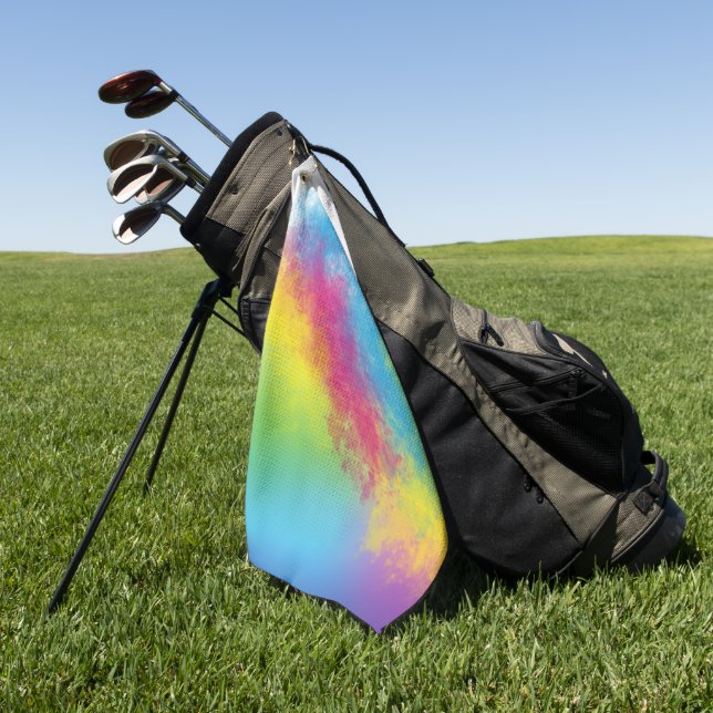 Farbflick Golfhandtuch (Gras)