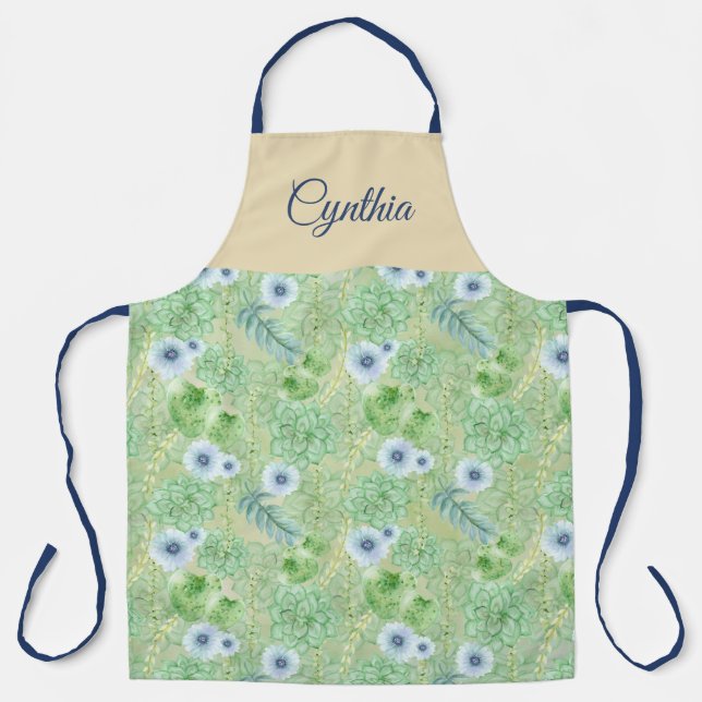 Farbflora Personalisiert Schürze (Vorderseite)
