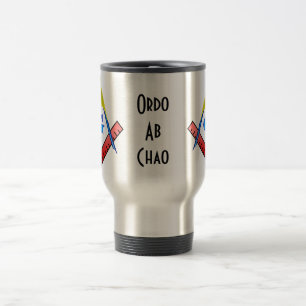 Farbfreimaurerreise-Tasse Reisebecher