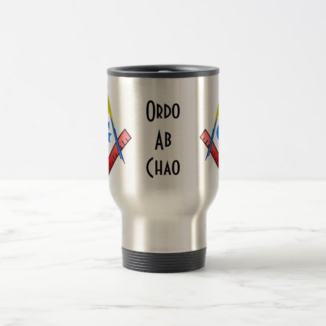 Farbfreimaurerreise-Tasse Reisebecher (Mittel)