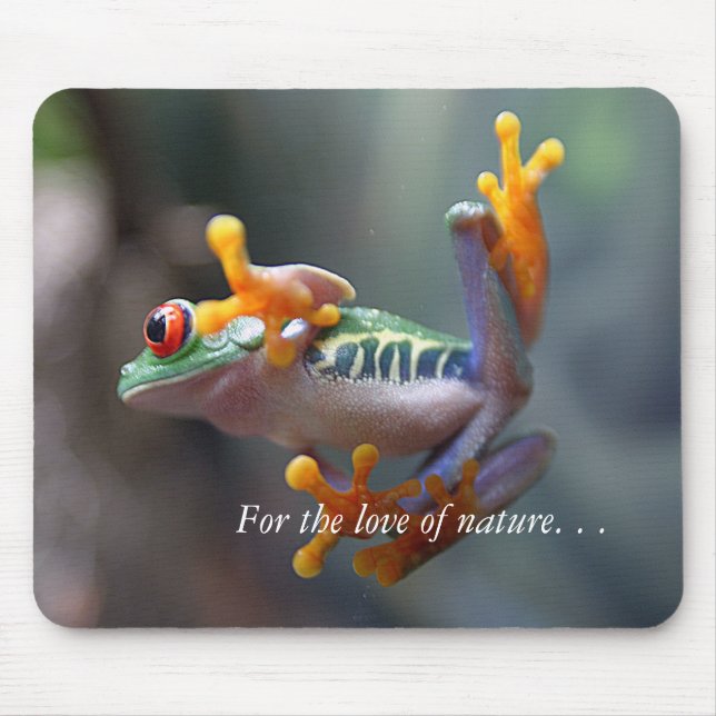 Farbfrosch Mousepad (Vorne)