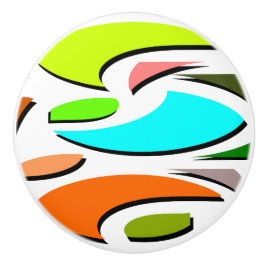 Farbgebildeter Keramikgriff Keramikknauf