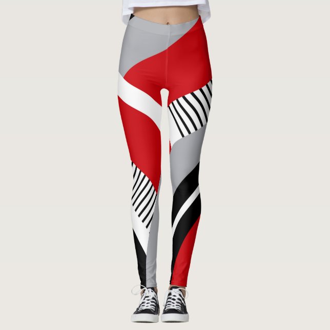 Farbgeometrie Leggings (Vorderseite)
