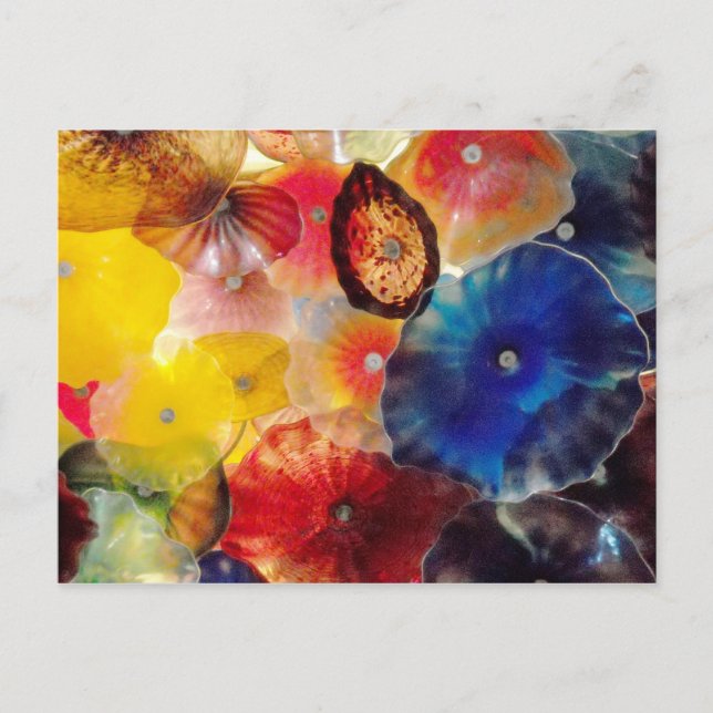 Farbglas Postkarte (Vorderseite)