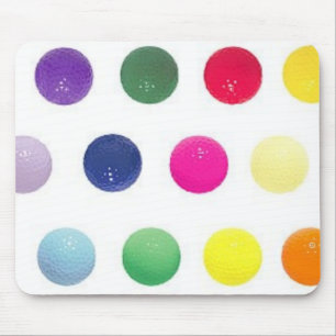 FarbGolfbälle Mousepad