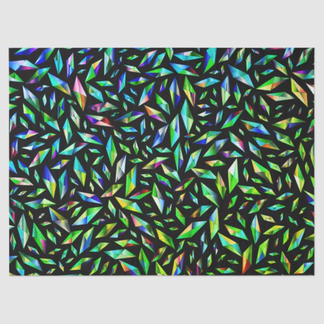 Farbgrün Seidenpapier (Vorderseite)