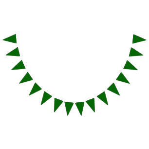 Farbgrün Wimpelkette