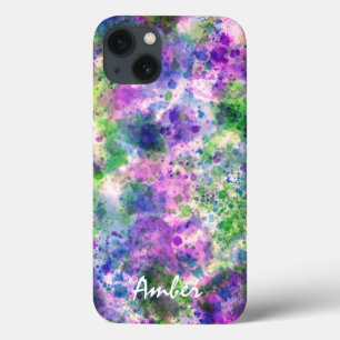 Farbgrüne Lila Lackierung Personalisiert Case-Mate iPhone Hülle