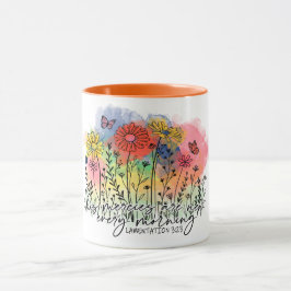 FARBHAFTE BLUME, DIE SICH SEHR BIBAR MACHEN TASSE