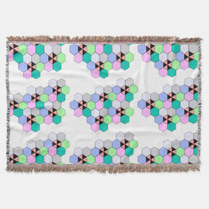 FARBHAFTE HEXAGON-FORMEN DECKE