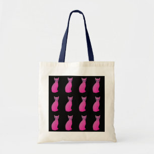 FARBHAFTE KATZEN PINKCAT-FELINE-HANDBAGS-TASCHE TRAGETASCHE