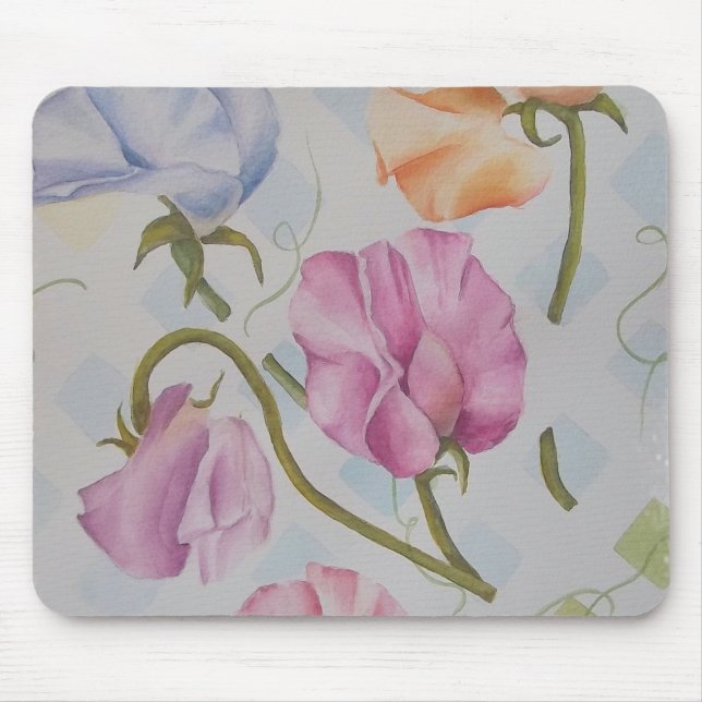 FARBHAFTE PLATTERBSEN MOUSEPAD (Vorne)