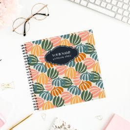 FARBHAFTE RETRO-BLÄTTER GROOVY BOTANICAL NOTIZBUCH