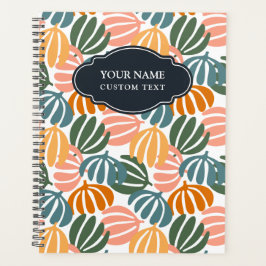 FARBHAFTE RETRO-BLÄTTER GROOVY BOTANICAL PLANER