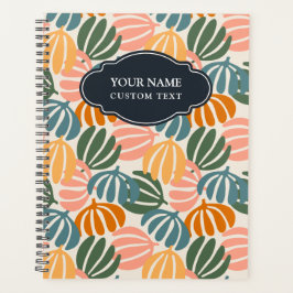 FARBHAFTE RETRO-BLÄTTER GROOVY BOTANICAL PLANER