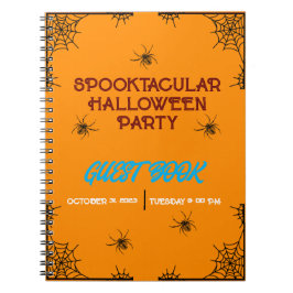 FARBHAFTE TRENDY HALLOWEEN SPOOKY PARTY GÄSTE NOTIZBLOCK