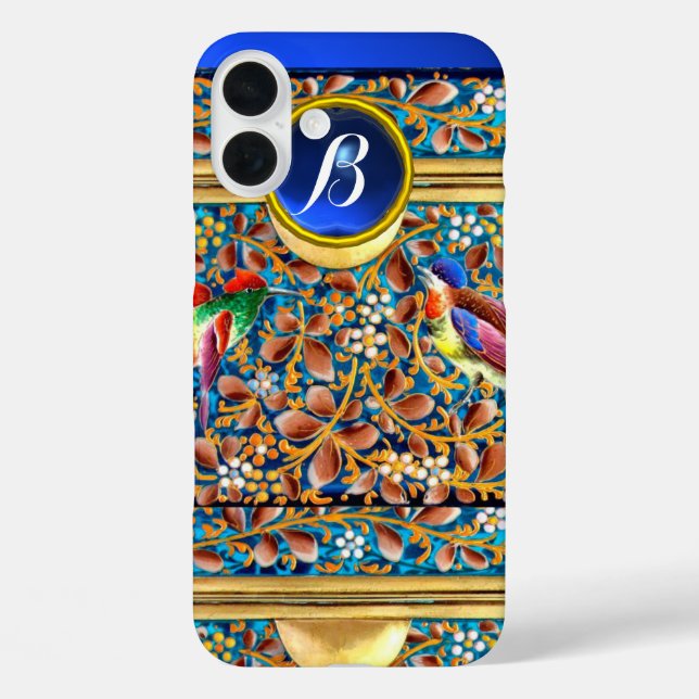FARBHAFTE VÖGEL UND BLUE GEM MONOGRAM WIRBEL TITLE_SEO2 (Rückseite)