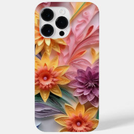 FARBHAFTES 3-D-QUILPAPIER BILDET EINEN BLICK AUF D Case-Mate iPhone 14 PRO MAX HÜLLE