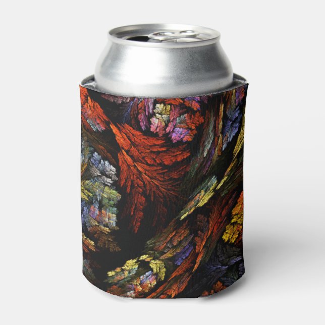 Farbharmonie Abstrakte Kunst Dosenkühler (Kanne Vorderseite)