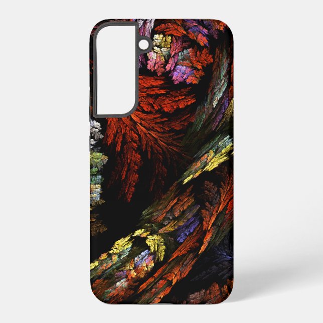 Farbharmonie abstrakte Kunst Samsung Galaxy Hülle (Rückseite)