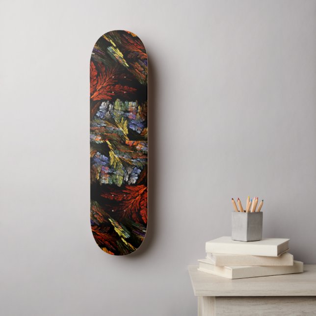 Farbharmonie Abstraktes Skateboard (Wandkunst)