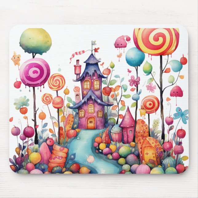 FARBHAUS HALLOWEEN CANDY HOUSE MOUSEPAD (Vorne)