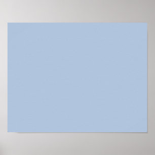 Farbhellblau Poster