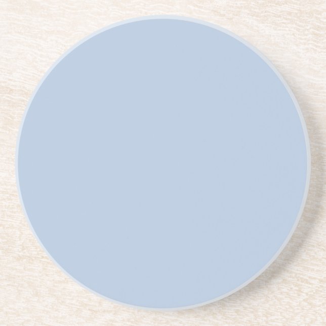 Farbhellblau Sandstein Untersetzer (Vorne)