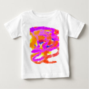 Farbideen abstrakter Bewusstseinsdruck Baby T-shirt