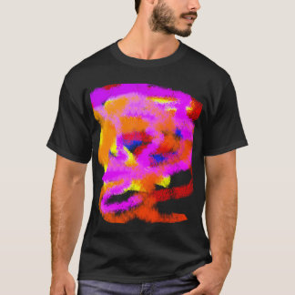 Farbideen abstrakter Bewusstseinsdruck T-Shirt